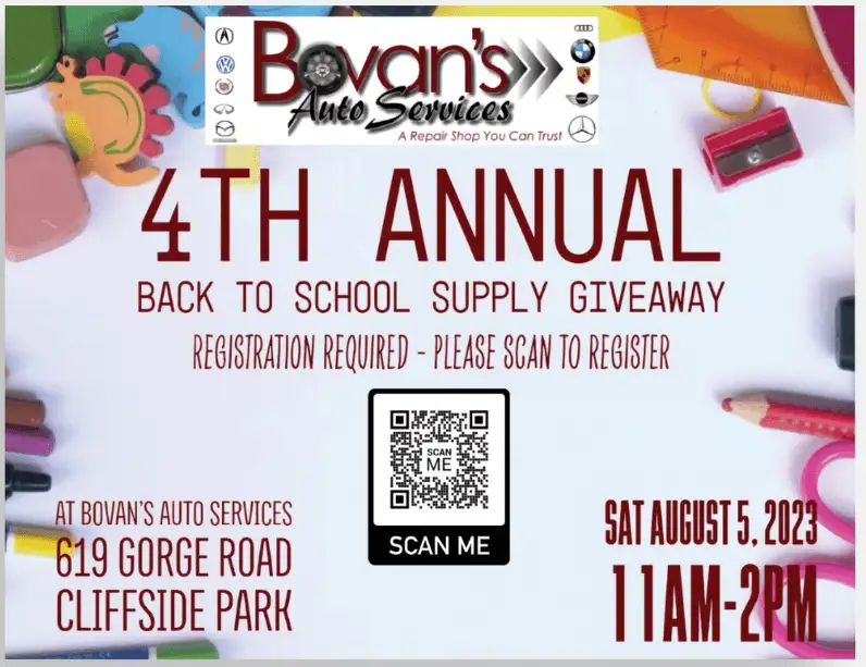  3rd Annual Back to School Supply Giveaway